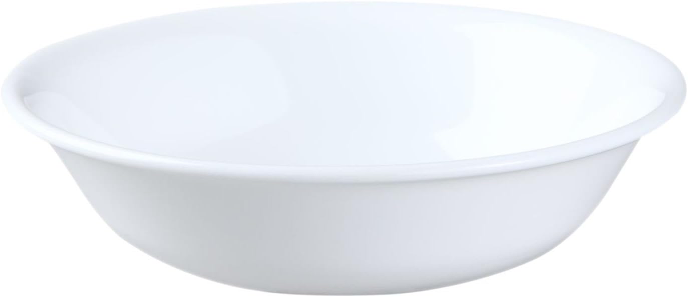 Livingware 10-Ounce Dessert Bowl, Winter Frost White Set of 4 bowls