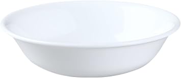 Corelle Livingware 10-Ounce Dessert Bowl, Winter Frost White, Set of 4