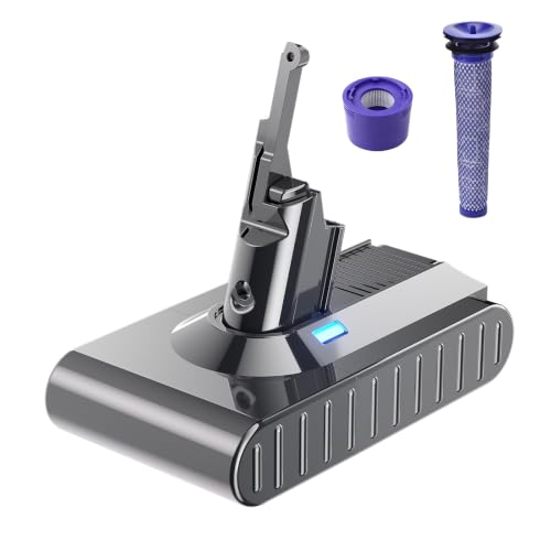 Image of Bonacell Upgraded 10000mAh 21.6V Replacement for Dyson V8 Battery Compatible with Dyson V8 /SV10 Battery 967834-05 215681 Absolute /Fluffy /Animal /Cord-Free Handheld Vacuum