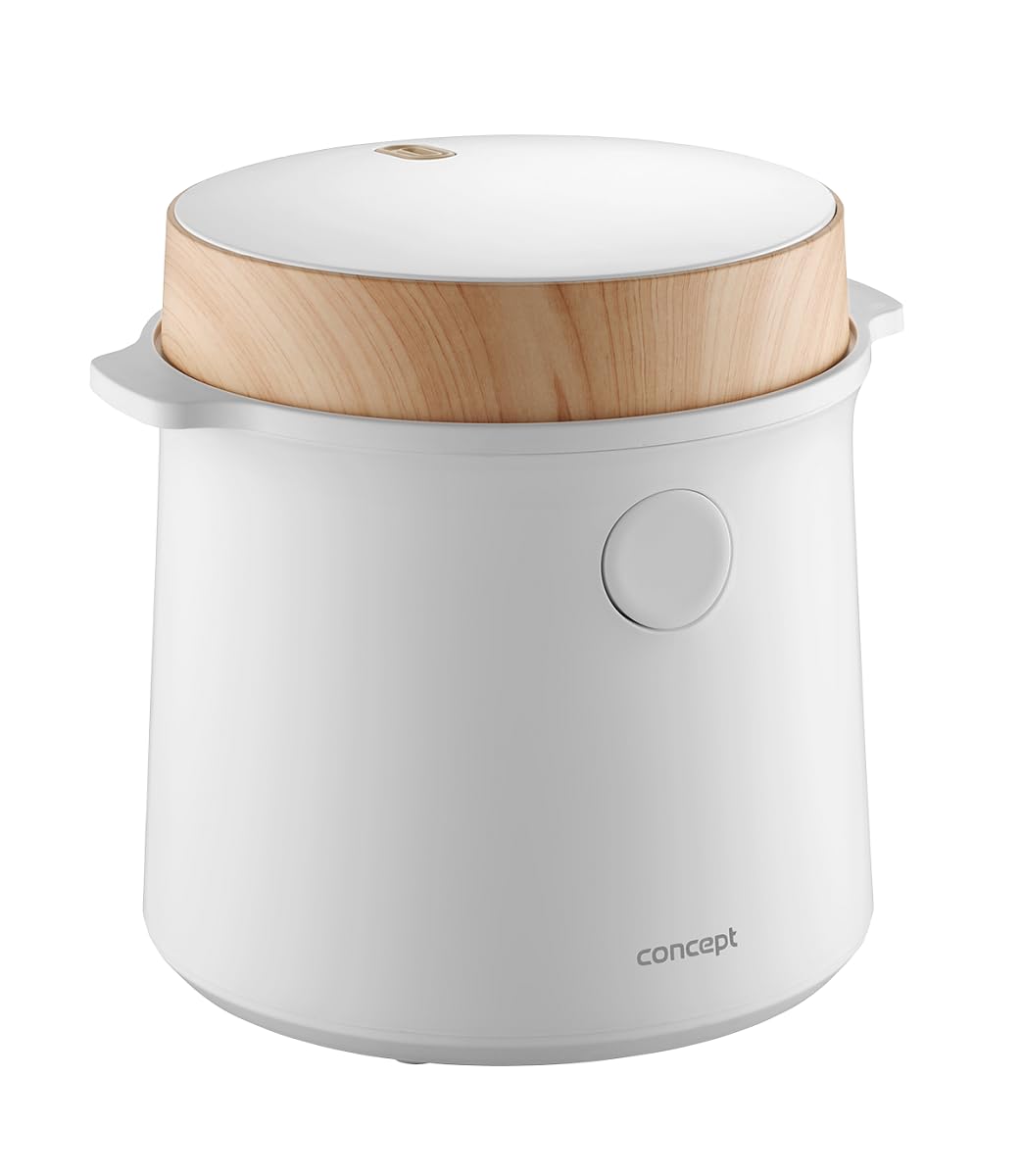 Concept RE3030 Cuiseur à riz numérique 1,5 l Blanc Décor bois