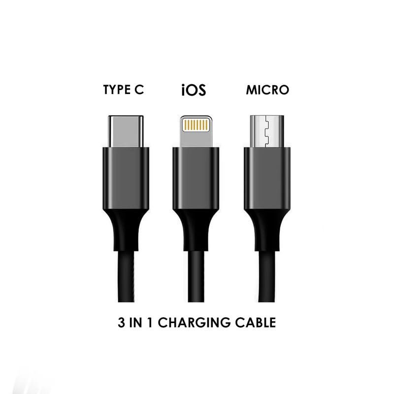 Image of Realme 65W Super Vooc Charge, Data Sync Fast Charging Type-C Cable Compatible for Realme XT, Realme XT 730G, Realme X2, Realme C12, Realme 6 Pro, Realme Narzo 20A, Realme 7, Realme 7 Pro -UBB-5in1