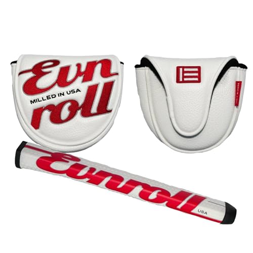 Evnroll Putters Neo Classic ER5 Mallet Satin Silver Golf Putter, 34