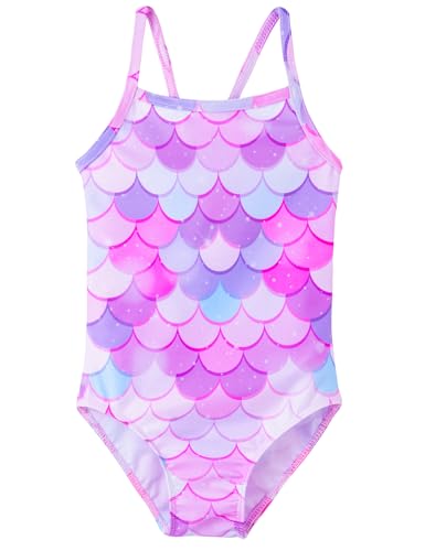 Girls Swimsuit One Piece Bathing Suit Kids' Swimwear Quick Dry Summer Beach