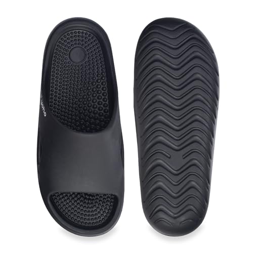Image of YOHO Nest Sliders for Men | Waterproof Monsoon Footwear & Rainy Sandals | Acupressure Cushioned Slippers