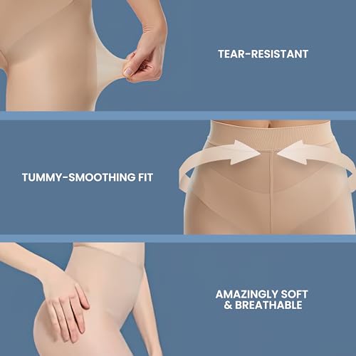 Indestructible Tights Sheer Slimming (Official) Indestructible Tights - Tear-Resistant, Tummy-Smoothing - Sheer Slim Tights3