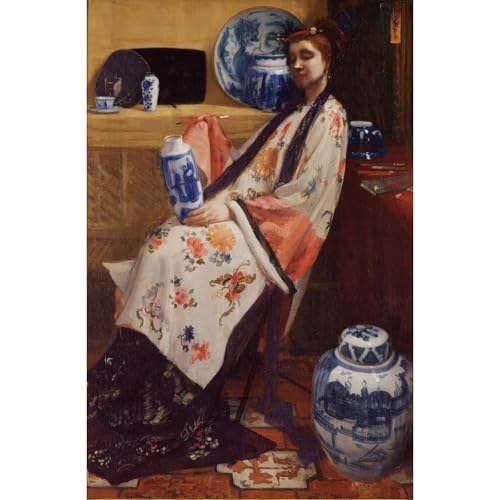 Impression giclée d'art Whistler ARTICULOZY toile premium violette rose