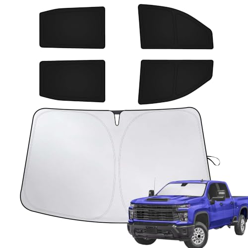 Image of EcoNour Windshield Sun Shade Fit for Chevy Silverado 1500 2021-2025 2026