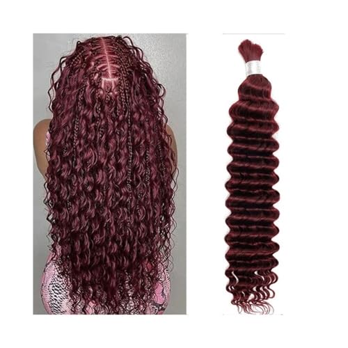 Extensiones de cabello humano a granel de estilo bohemio para lucir trenzas en la playa