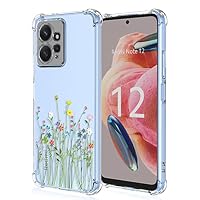 XINYEXIN Handyhülle OnePlus Nord 4 5G – Blumen Design, Transparent & Stoßfest