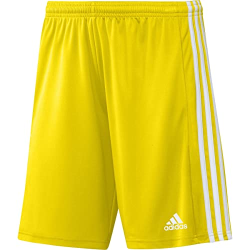 adidas Men's Squadra 21 Shorts, Team Yellow/White, M