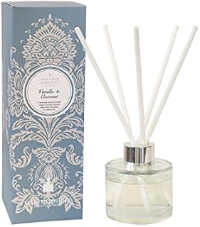 Shearer Candles Vanilla and Coconut Scented Reed Diffuser,Green