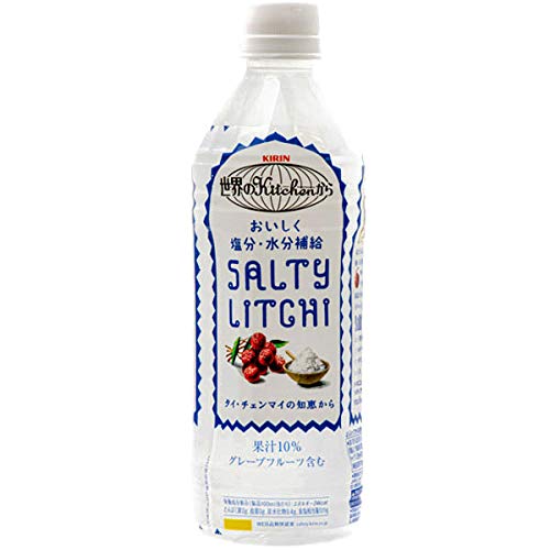 10 x KIRIN World's Kitchen Salty Lychee 500ml - Product of Japan - Limited Stock
