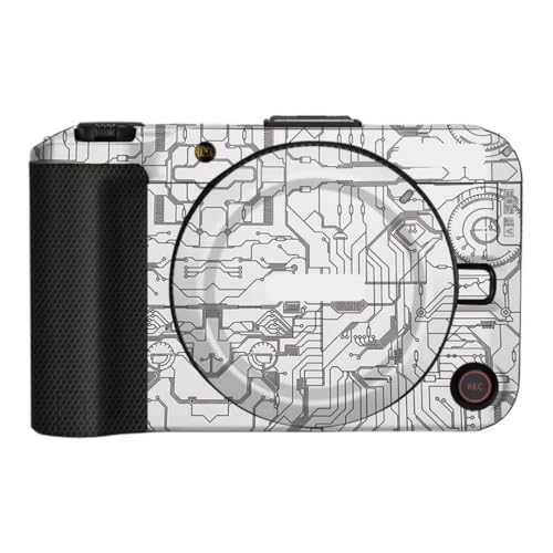 Autocollant de protection Canon EOS R50 skin vinyle blanc circuit au design premium