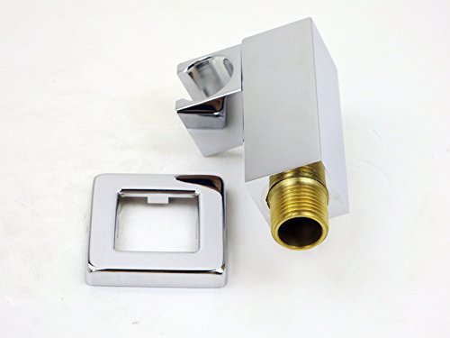 Duschkopfhalterung Aus Messing, Chrom – Feste Wandmontage, 1/2 Zoll NPT | Für Handbrause & Bidet