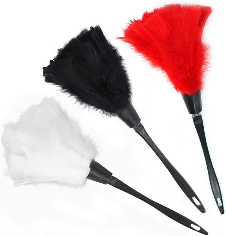 KUOIN French Maid Feather Dusters 12 Cosplay Prop for Women Halloween Costume Accessories