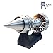 Aviation Engine Model, Movable Airplane Turbine Engine Assembly Toy, Decorative Piece, Children's Birthday Gift.