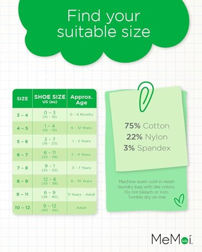 MeMoi Unisex Cotton Blend Mid-Cut Socks 3-Pack4