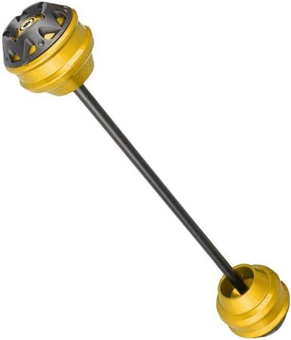 Motorcycle Wheel Protector Motorcycle Front Rear Wheel Fork Slider Axle Crash Protector Cap for H-ONDA VFR1200X 2010 2011 2012 2013-2017(Gold)