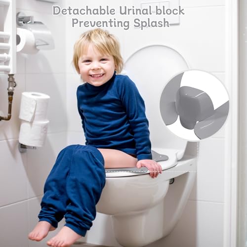 SKYROKU Foldable Kids Toilet Seat – Portable & Anti-Slip Travel Potty Training Seat for Toddlers,Safety material Baby Toilet Seat, Easy Clean & Compact for Home, Daycare, Grandparents House (Ages 2-6)