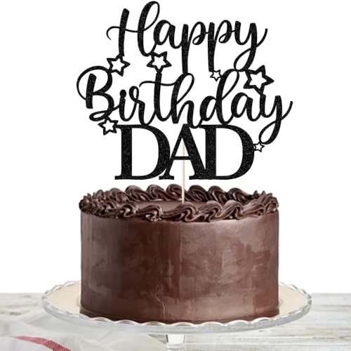 Lgaiehjc Happy Birthday Dad Cake Topper