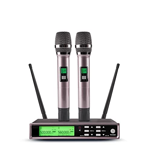 SECJSKJ Conjunto de Mezclador de Controlador de DJ Micrófono inalámbrico con Efecto de Echo de...