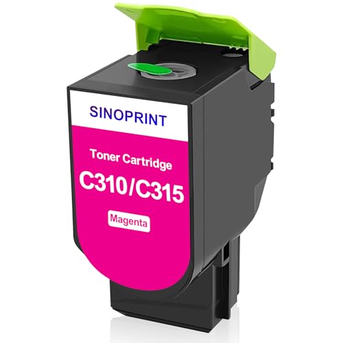 SINOPRINT C310 C315 Magenta Toner Cartridge Compatible with Xerox C315 Toner C310 Toner C310DNI C310DNIM C315DNI for 006R04358(Magenta, 2000 Pages)