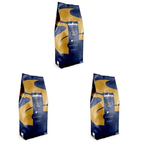 Image of Lavazza Oro Aroma | Roasted Coffee Beans | Medium Dark Roast | Washed Arabica Blend | 500g Pack (Pack of 3)