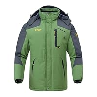 Rdruko Herren Skijacke Wasserdicht | Winterjacke Mit Fleece-Futter