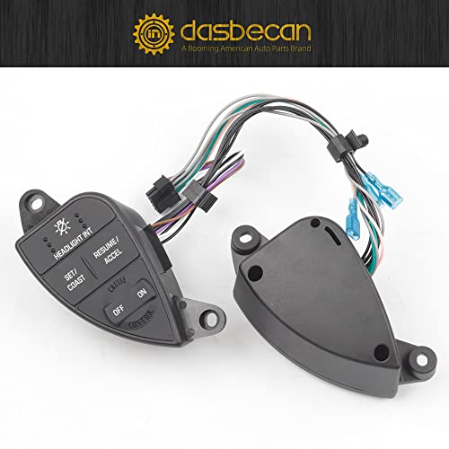 image for Dasbecan Left Driver Side Cruise Control Switch Compatible with Intern