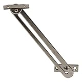 Gedotec Klappkonsole - Klappenhalter mit Arretierung | 1 Stück Klappscharnier 150 mm - Anschlag links | CLAPPY+ | Scharniere klappbar Klappenbeschlag für Möbel | Scharniere Schranktür Klapptisch Wand