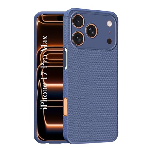 Image of Jkobi Liquid Silicone Back Cover Case for Apple iPhone 17 Pro Max (Camera Protection | Side Grip Texture | Soft and Flexible)