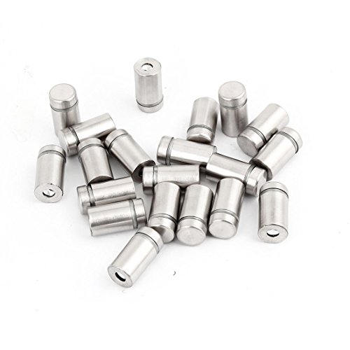 Rvsmda 20 pezzi 12 mm x 22 mm in acciaio INOX