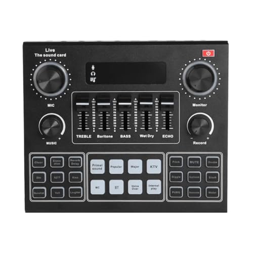 Mixeur audio Yardwe avec effets sonores intégrés pour modifier la voix