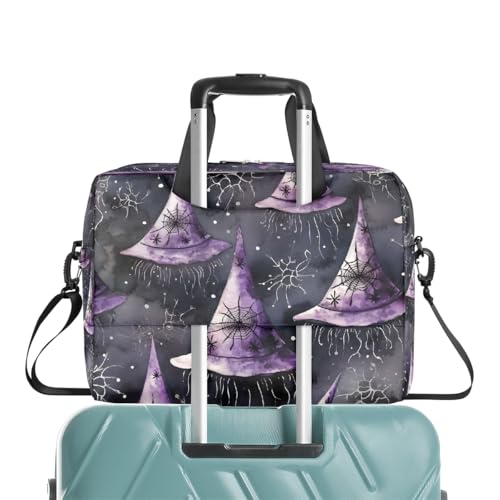 Bolsa para laptop con diseño de sombreros de bruja Halloween miniatura 6