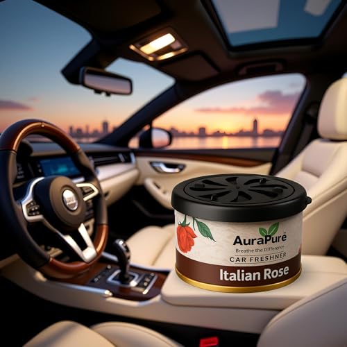 Image of 100g Gel Car Air Freshener Italian Rose | Long Lasting Dashboard Perfume for Cars | AP-ROSE100G Odor & Smoke Eliminator | Luxury Car Interior Accessory | No Leak | Premium Fragrance