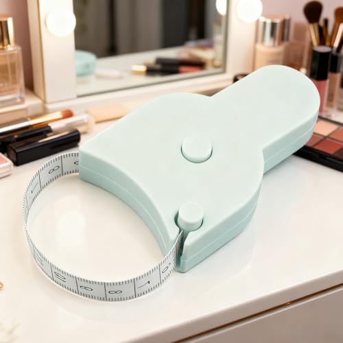Cinta Métrica Retráctil 150 cm para Medir Cuerpo Azul miniatura 4