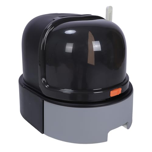 Caja sanitaria cerrada para gato color negro de PVC miniatura 5