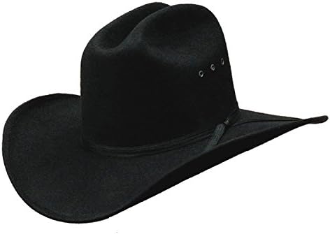 Black Faux Felt Cowboy Hat 