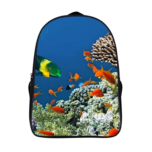 Sac à dos voyage poisson 3D pour le travail et les sorties loisirs