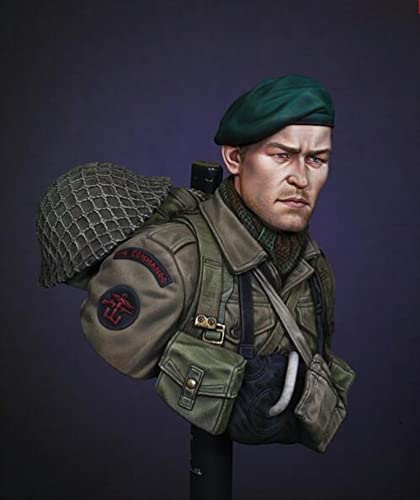 Figura de Resina 1/10 British Commando sin pintar y sin armar miniatura 4