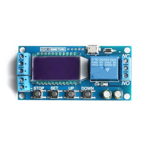 Relé XY-LJ02 con retardo de apagado unilateral y temporizador de circuito integrado de 1 unidad