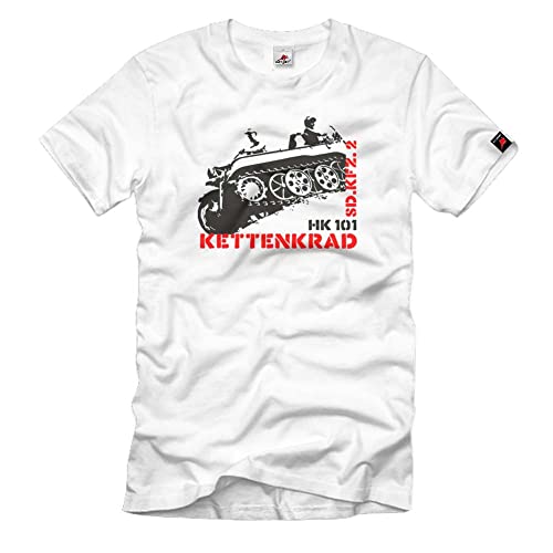 T-shirt #404 Blanc robuste série Allemagne Chaîne Hk101 SD auto 4XL
