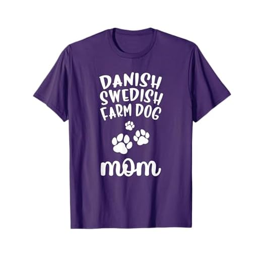 Danish-Swedish Farmdog Mom Cute Dog Farm Men Women Girls Kids T-Shirt
