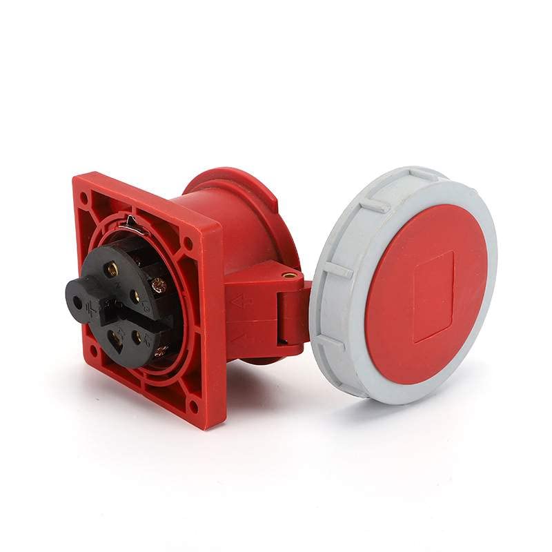 IEC60309 Waterproof CEE Industrial Connector Socket 5Pin 16A 380V-415V 3P+E+N IP67 (Type-1）