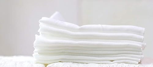 Miniatura 3 de Angel-In-Moms 15 paquetes Pañuelo de gasa de muselina 100% suave de algodón natural, paños para la cara, toallas finas removedor de maquillaje,