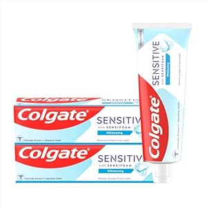 Colgate Sensitive Sensifoam Whitening Toothpaste 75ml x 2