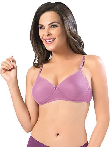 Image of SONARI Women's Non-Padded T-Shirt Bra | Wire-Free, Medium Coverage, Comfortable Polyester-Cotton Blend Fabric | Adjustable Straps, Ideal for Sports Catwalk