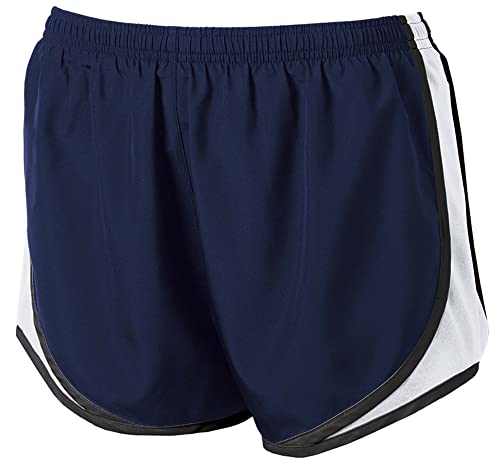 Joe's USA Ladies Moisture-Wicking Track & Field Running Shorts-4XL.-Navy