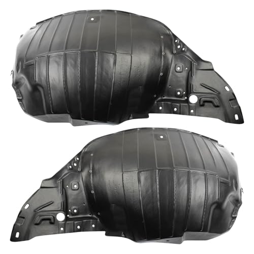 Image of TRQ Front Inner Fender Liner Set Compatible with 2009-2020 Nissan 370Z NI1248121 NI1249121