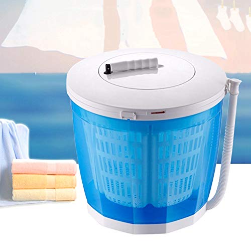 Mini-Waschmaschine,Mini Waschmaschine mit Schleuder 2 in1 tragbarer handbetriebener Mini-Waschmaschinentrockner für Campingreisen im Freien